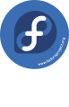 A-2 Circular Fedora logomark + URL