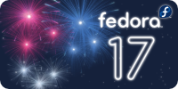 Fedora 17 release banner.