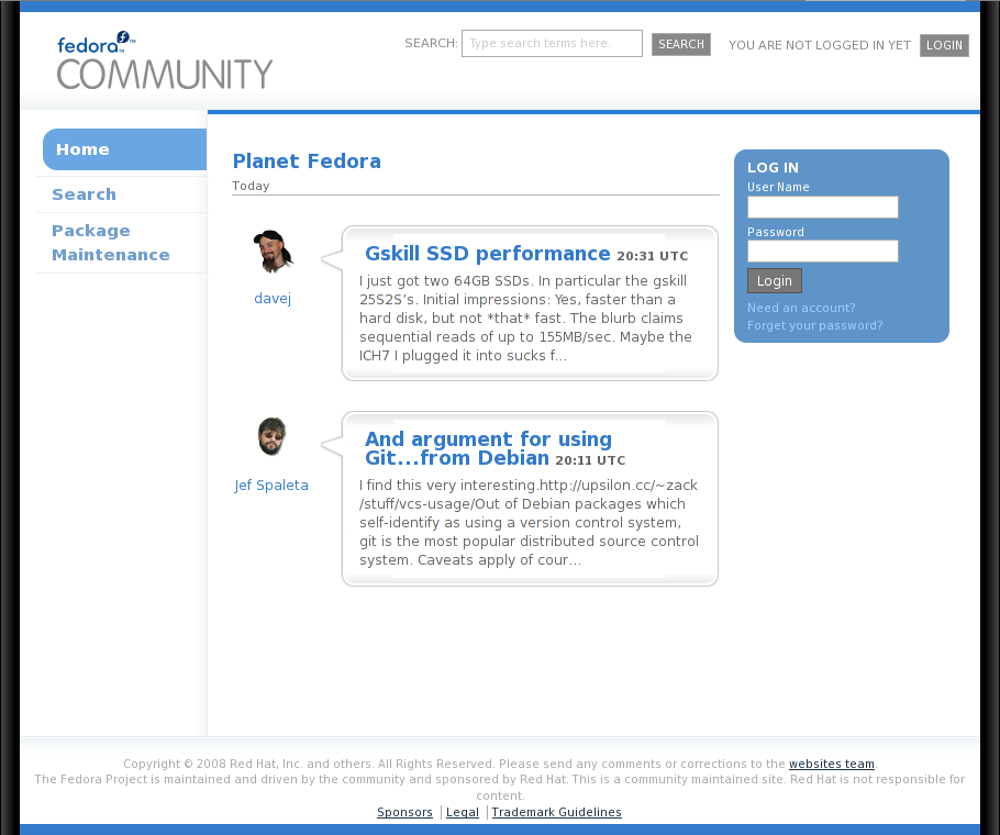 Fedoracommunity fedoracss fedoracommunityscreenshot.png