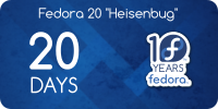 SVG source Fedora 20 counter banner by gnokii