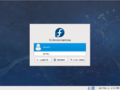 Fedora 11 login screen