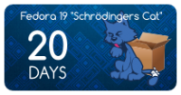 SVG source Fedora 19 countdown banner sample by gnokii