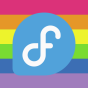 Fedora Pride SIG logo